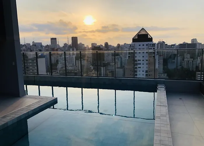 Flat Lindo Com Vista Para Cartao Postal Sp!!